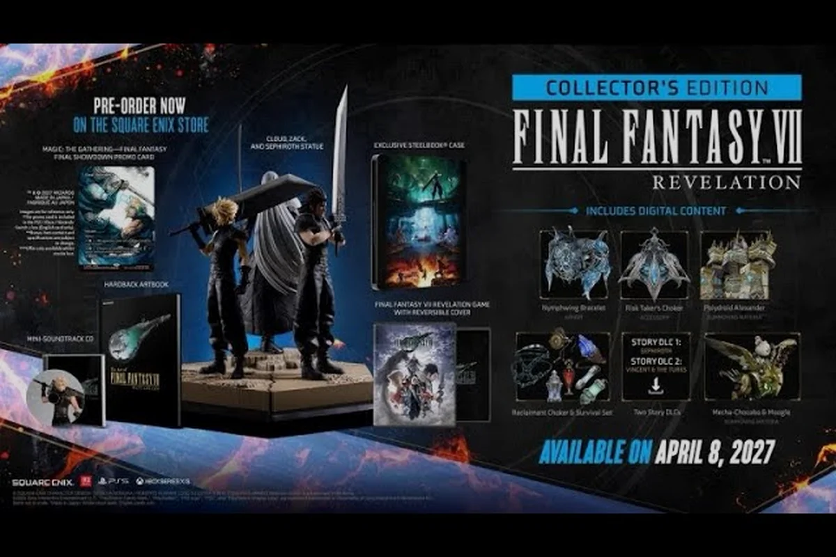 FINAL FANTASY VII REVELATION Premium Plus Edition : Contenu Complet